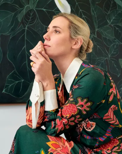 Retrato de la pintora Lulu Figueroa