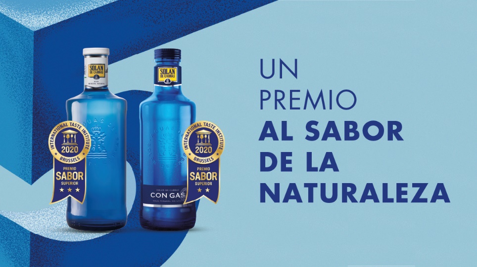 Solán de Cabras lanza una nueva versión más ergonómica y sostenible de su  formato icónico de 1,5 litros