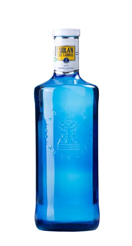 Botella 1L vidrio Agua Mineral Natural, Peñaclara