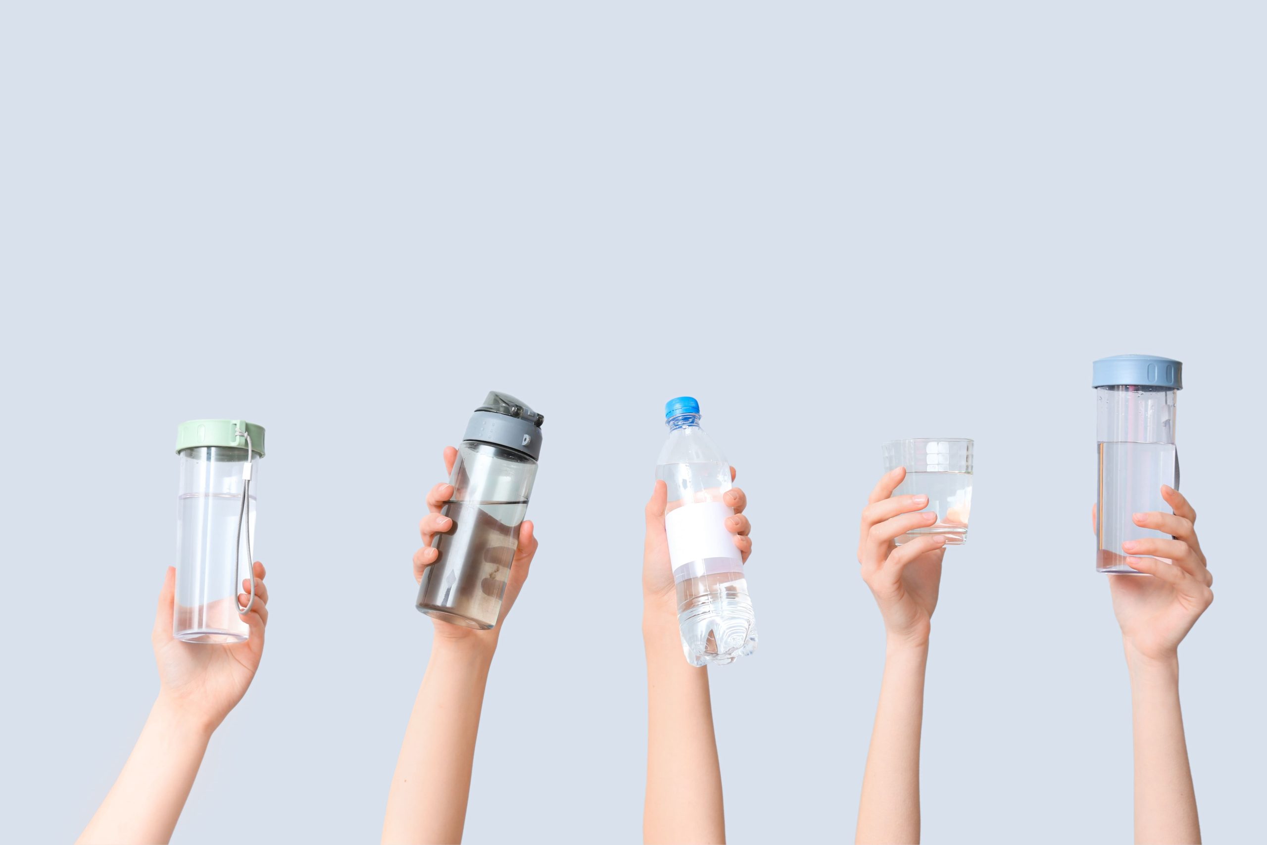 botellas de agua