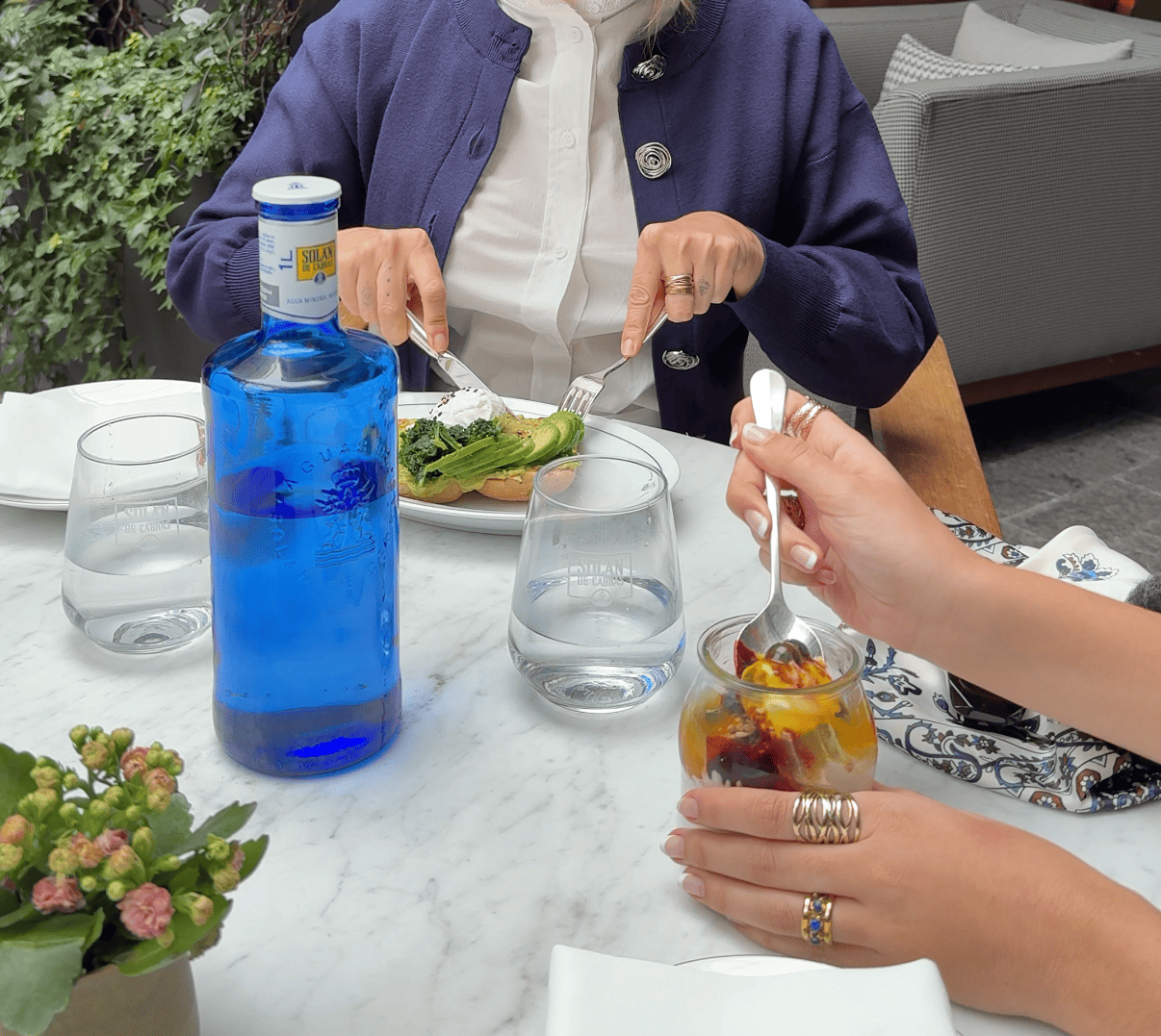 Cocinar con agua mineral